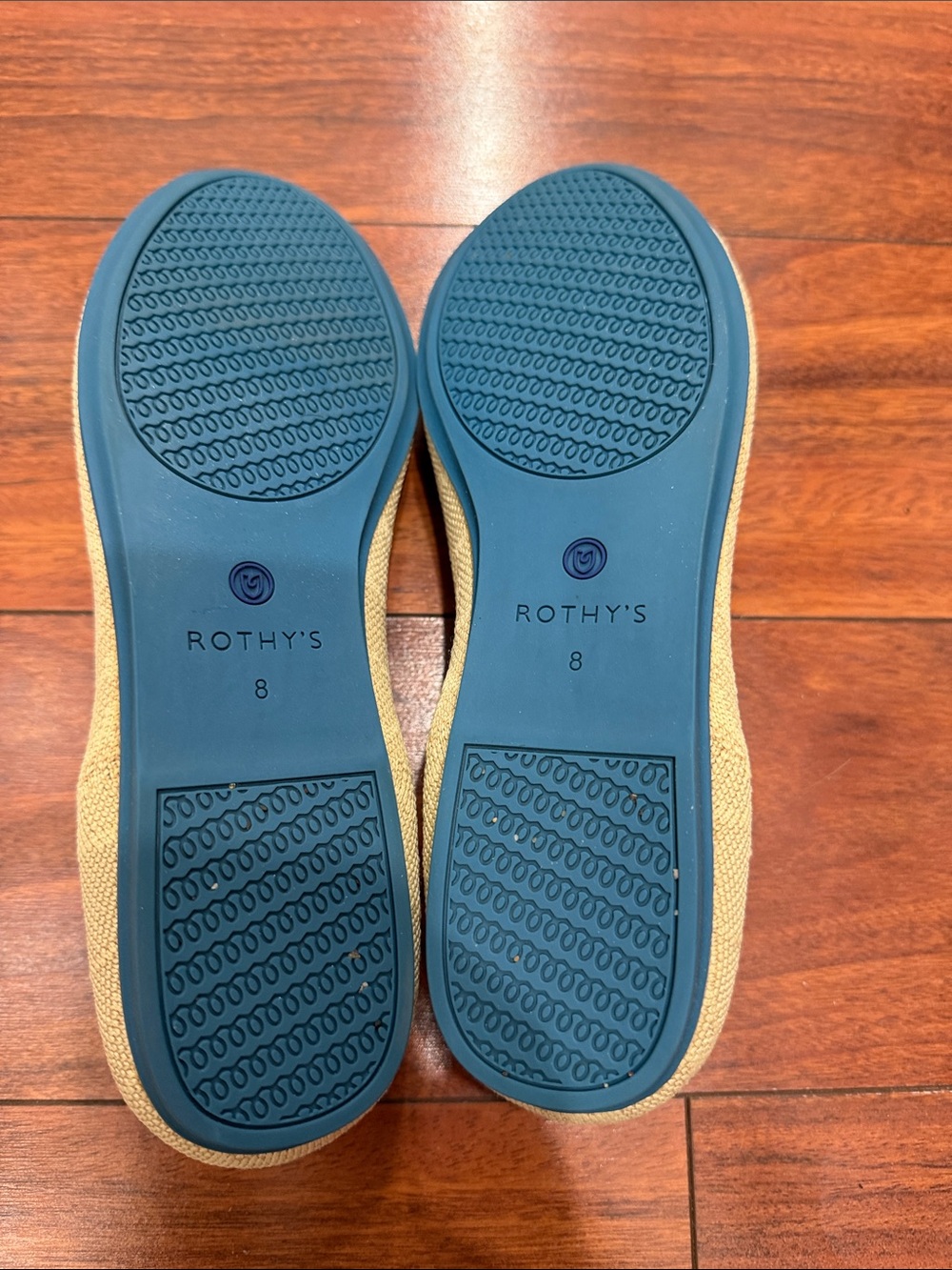 Rothy's Safari Gold Giraffe The Loafer Knit Comfort Slip On Flats Women’s Size 8 - Picture 3 of 4